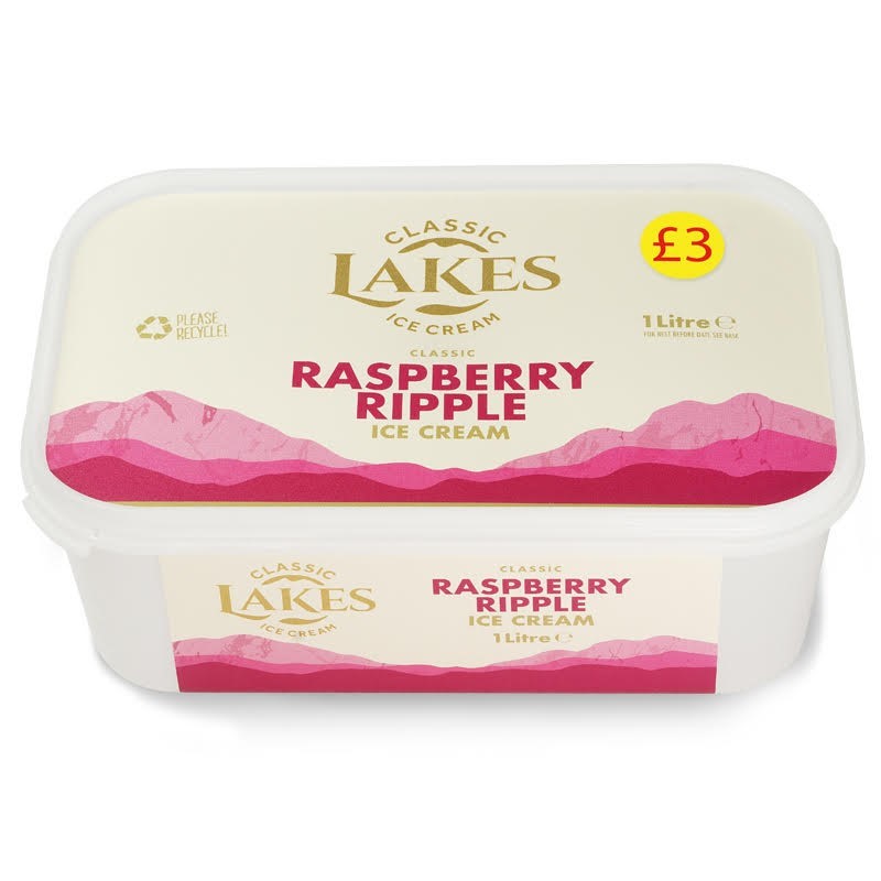 Lakes Classic Raspberry Ripple 1lt