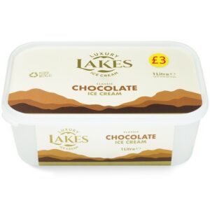 PM £3.00 Lakes Classic Chocolate 1lt