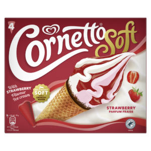 Cornetto Strawberry Soft Multipack