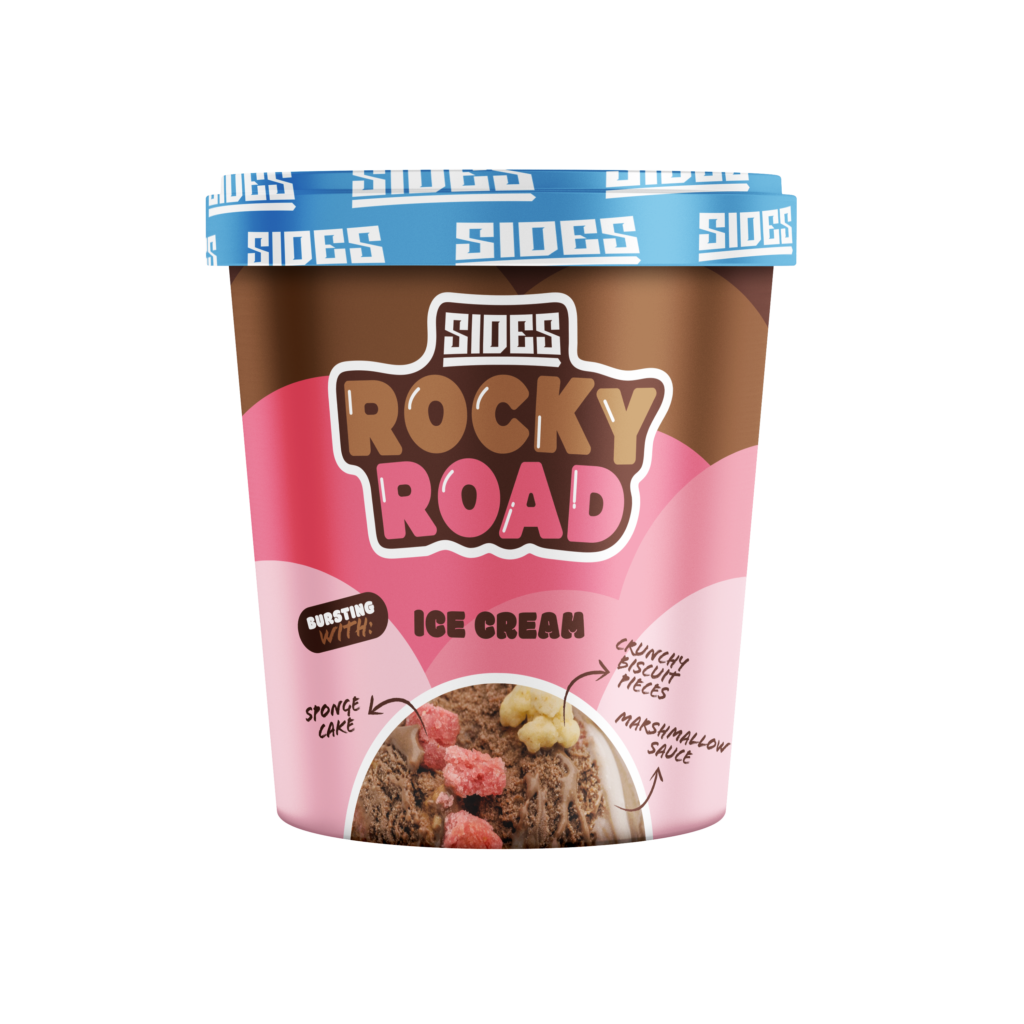 Sides Rocky Road Ice Cream Tub