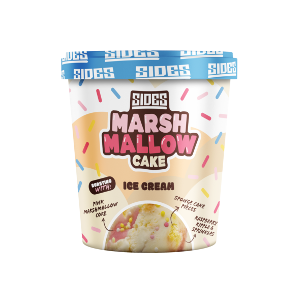Sides Marshmallow Cake Tub