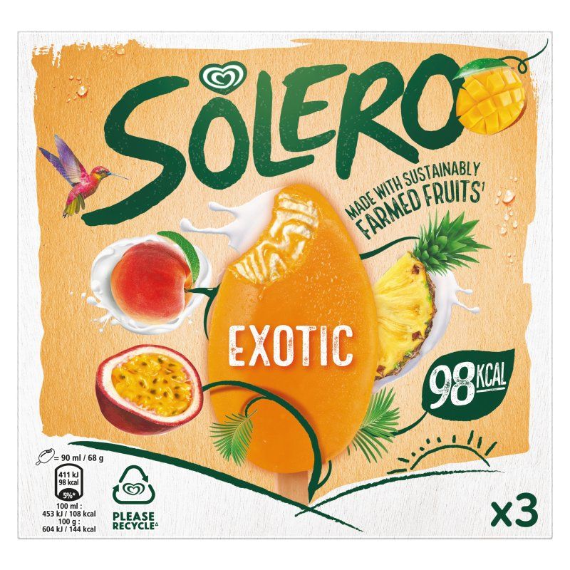 Consort Frozen Foods LTD Solero Exotic Stick Multipack