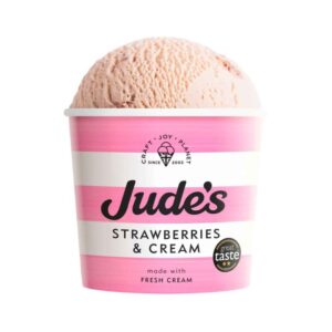 61050 Judes Strawberries & Cream 100ml cup