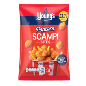 92380 PM£3.75 Youngs Popcorn Scampi Bites