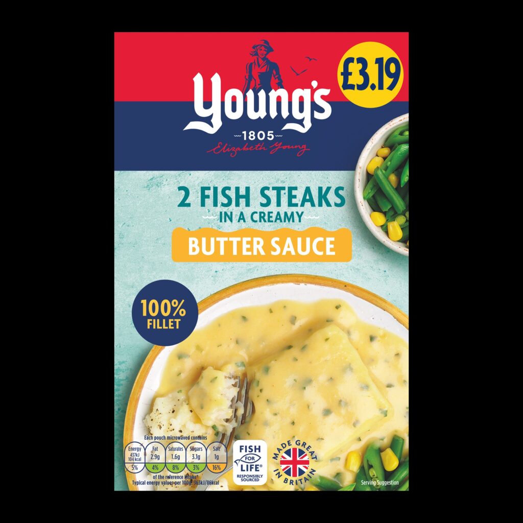 29963 PM £3.19 Youngs Fish in Butter Sauce 8x280g