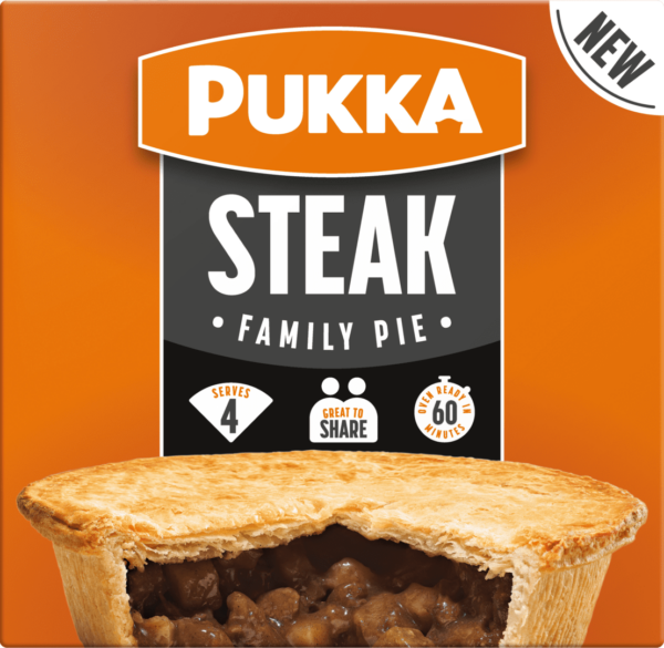 95810 Pukka Family Steak Pie 650g