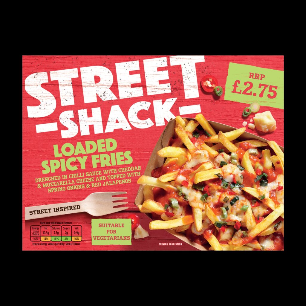 97796 PM 2.75 Street Shack Loaded Spicy Fries 8x250g