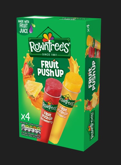 10710 4 pack Rowntree Strawberry & Tropical Push up 8x4