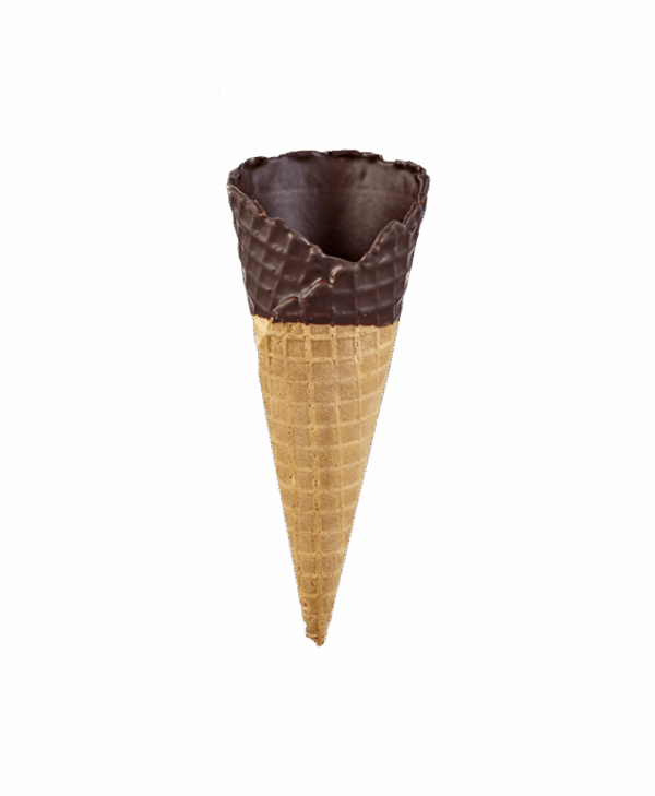 14882 Antonelli Medium Chocolate Dipped Waffle Cone 96