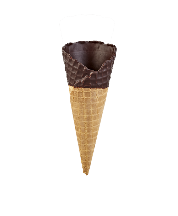 14882 Antonelli Medium Chocolate Dipped Waffle Cone 96