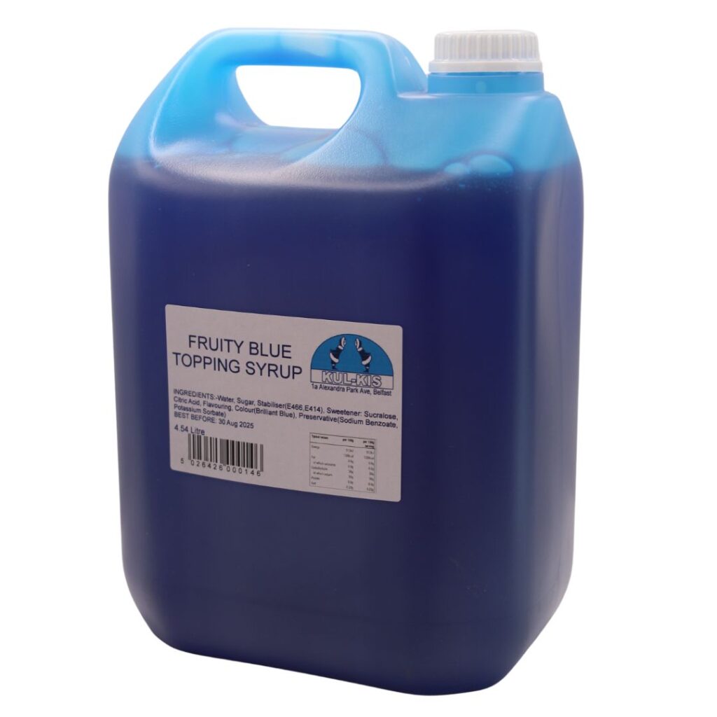 28116 4.5lt Kulkis Fruity Blue Topping Sauce