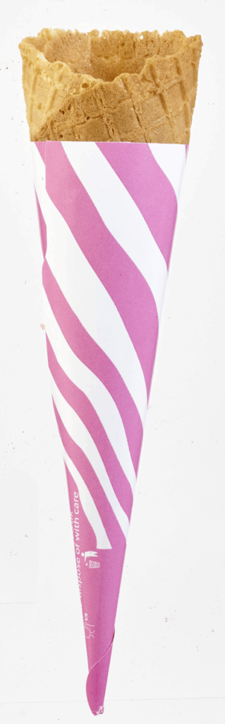 70888 Antonelli Torino Sleeved Tall Waffle Cone 140