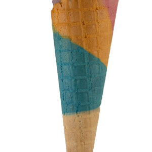 72882 Antonelli Harley Torino Multicoloured Tall Waffle Cone 180