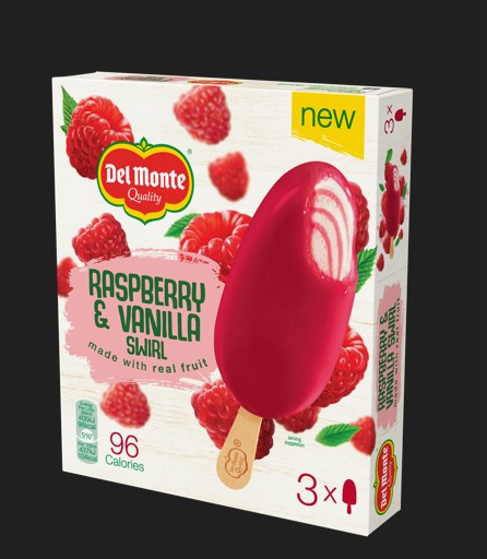 77987 Del Monte Raspberry & Vanilla 3pk