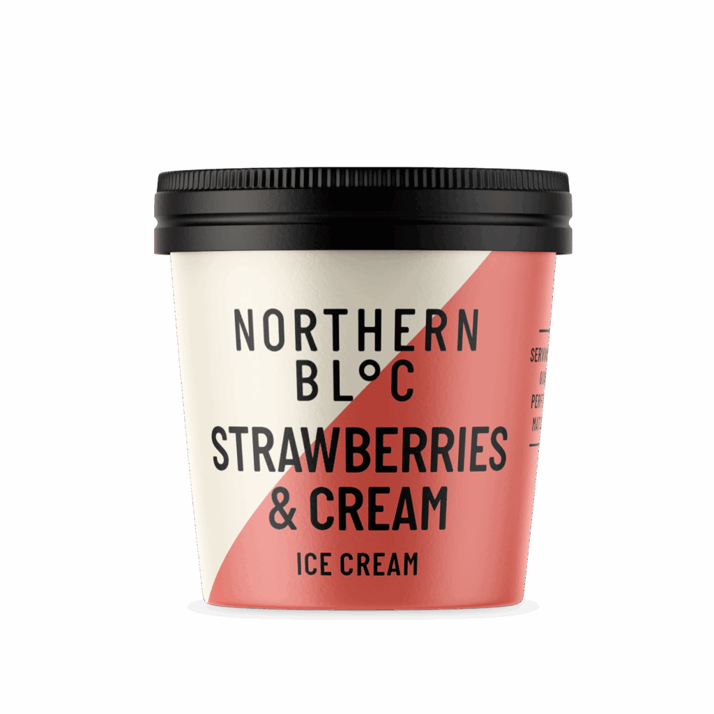 61051 NBloc Strawberries & Cream Cup 100ml