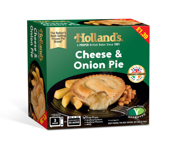 66839 PM1.39 Holland's Cheese & Onion Pie 200g