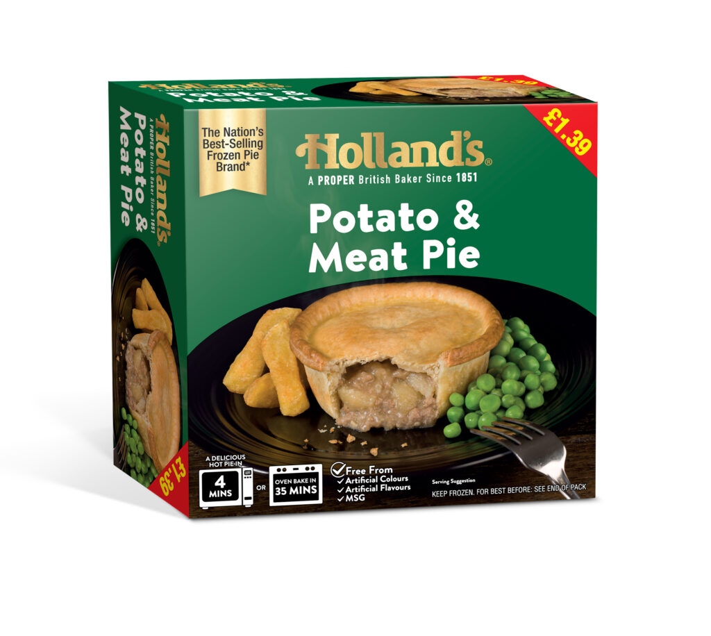91472 PM1.39 Holland's Meat Potato Pie 200g