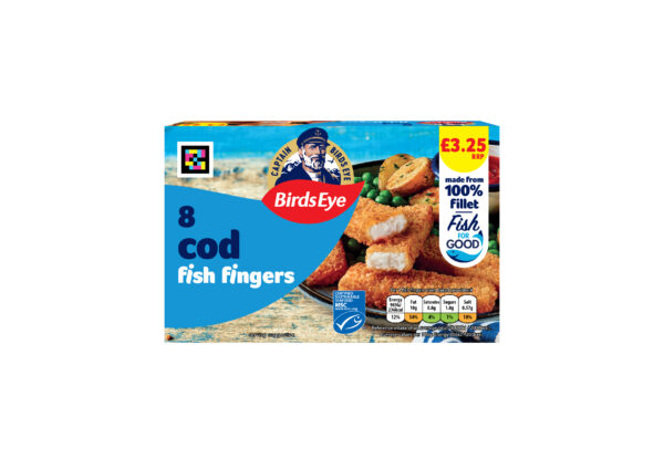 PM £3.25 Birds Eye 8 Cod Fish Fingers