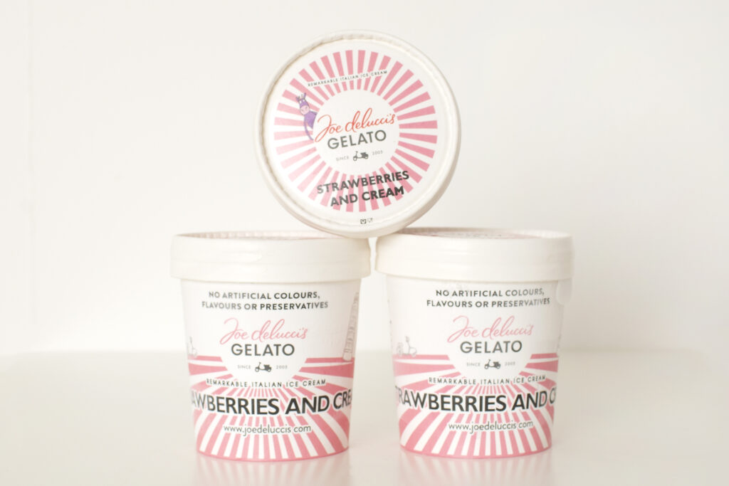 31945 Joe Delucci’s Strawberries and Cream Gelato Cups