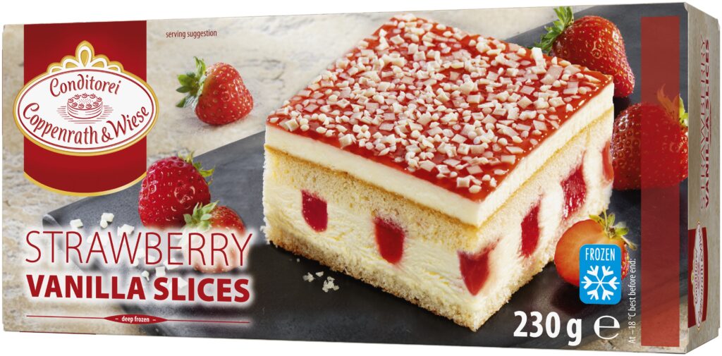 Consort Frozen Foods Coppenrath Wiese Strawberry Cake Slice Twin Pack
