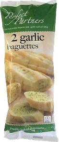 2185 Perfect Partners Garlic Baguette 2 pack