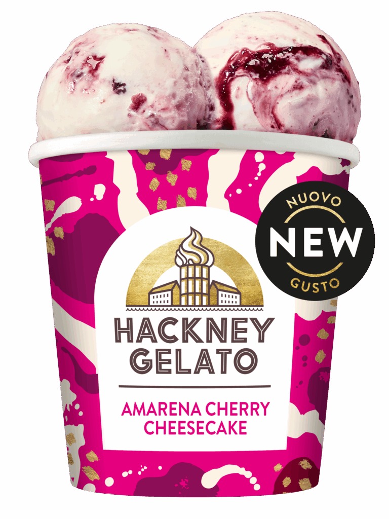 Hackney Gelato Amarena Cherry Cheesecake Gelato TUB