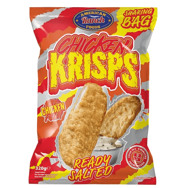 88321 American Ranch Ready Salted Chicken Krisps CASE