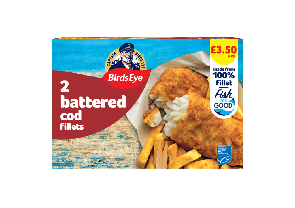24702 PM 3.50 Birds Eye 2 Battered Cod Fillets