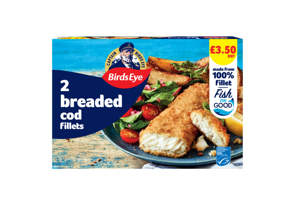 28788 PM 3.50 Birds Eye Breaded Cod Fillets