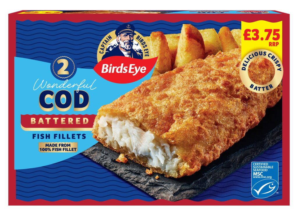 35453 PM 3.75 Birds Eye 2 Battered Cod Fillets