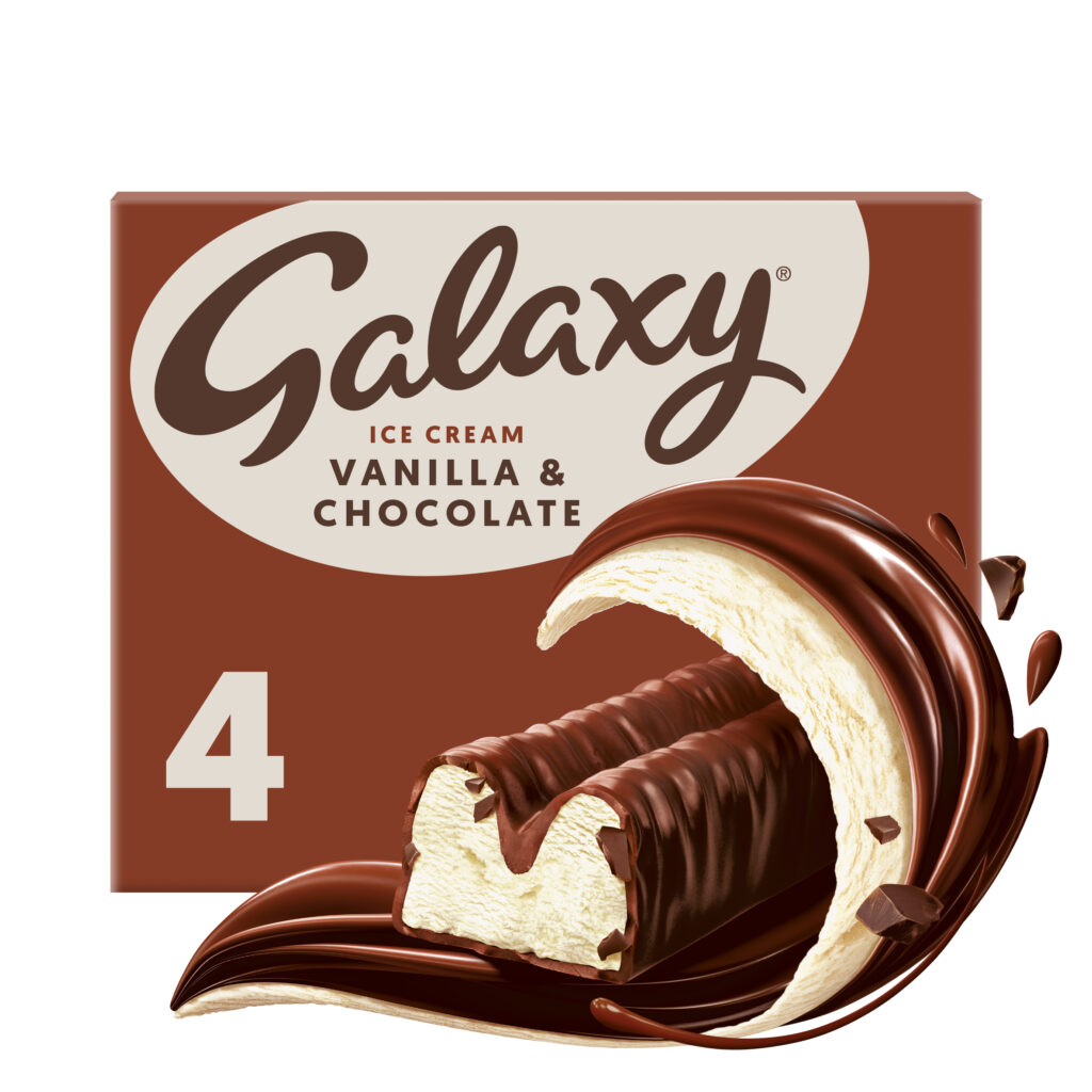 56323 4pk Galaxy Ice Cream Multipack 4x46ml