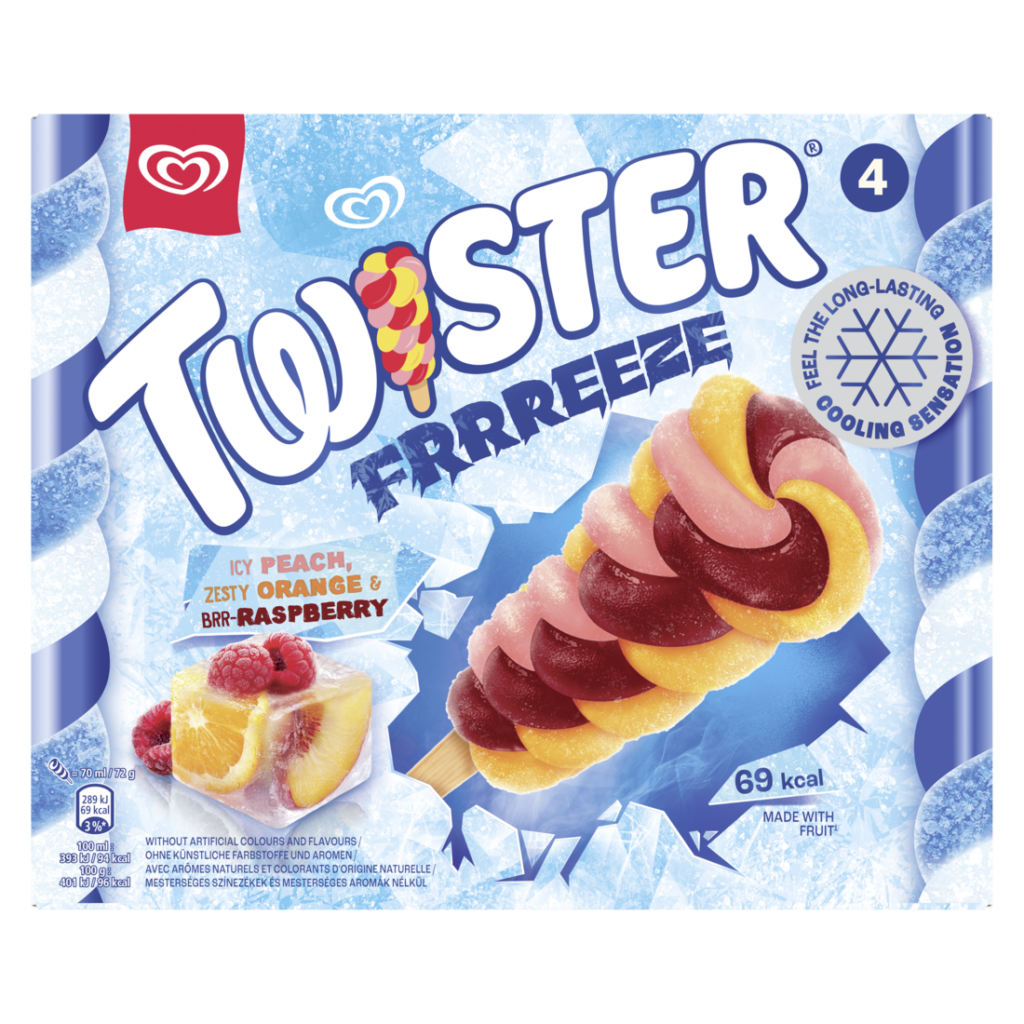 40198 4pk Twister Frrreeze Multipack 4x70ml