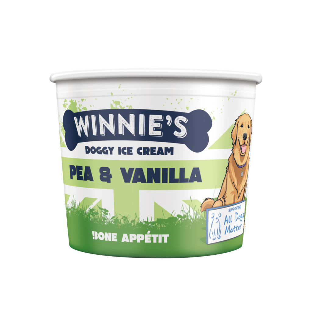 63883 Winnie's Doggy Pea and Vanilla Ice Cream Cup