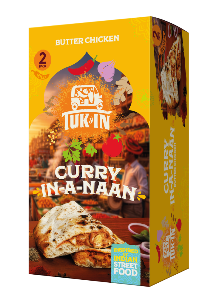 11977 Tuk In Streetfood Butter Chicken Curry In Naan 2x180g
