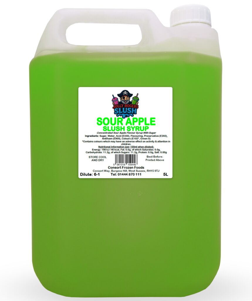 14176 5lt Jolly Rogers Slush Sour Apple