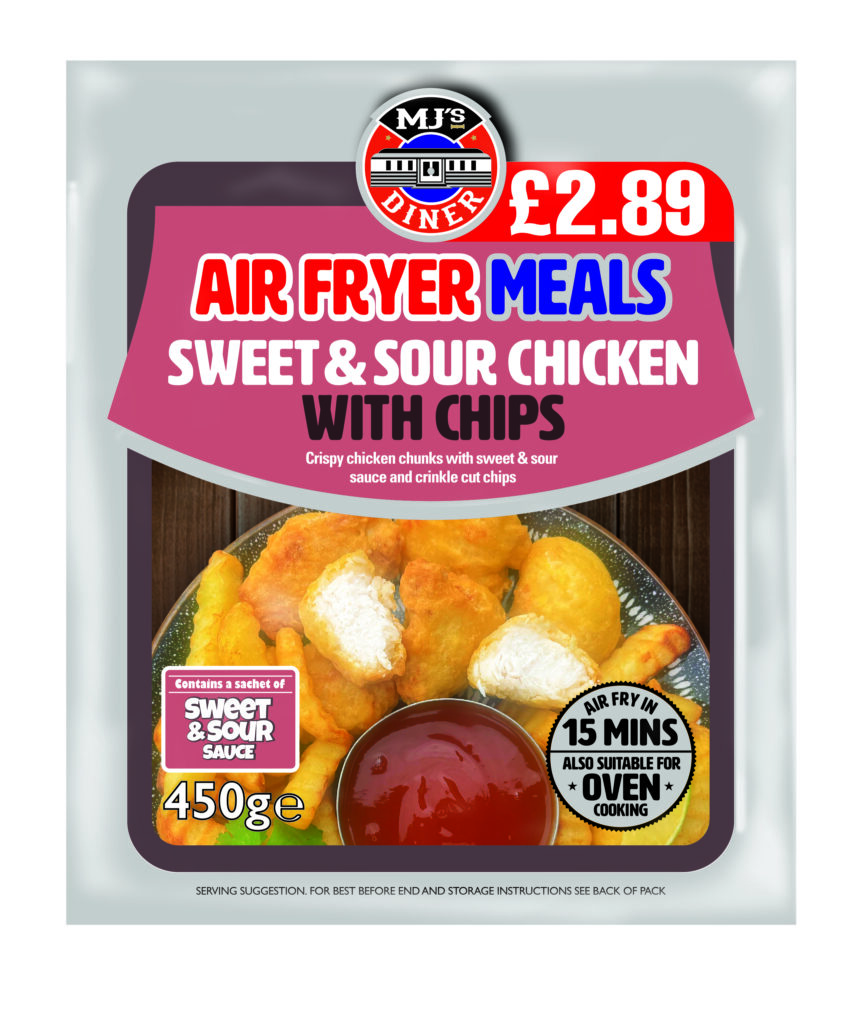 71679 PM 2.89 MJ Air Fry Sweet and Sour Chicken With Chips