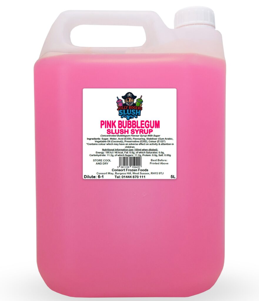 76713 5lt Jolly Rogers Slush Pink Bubblegum