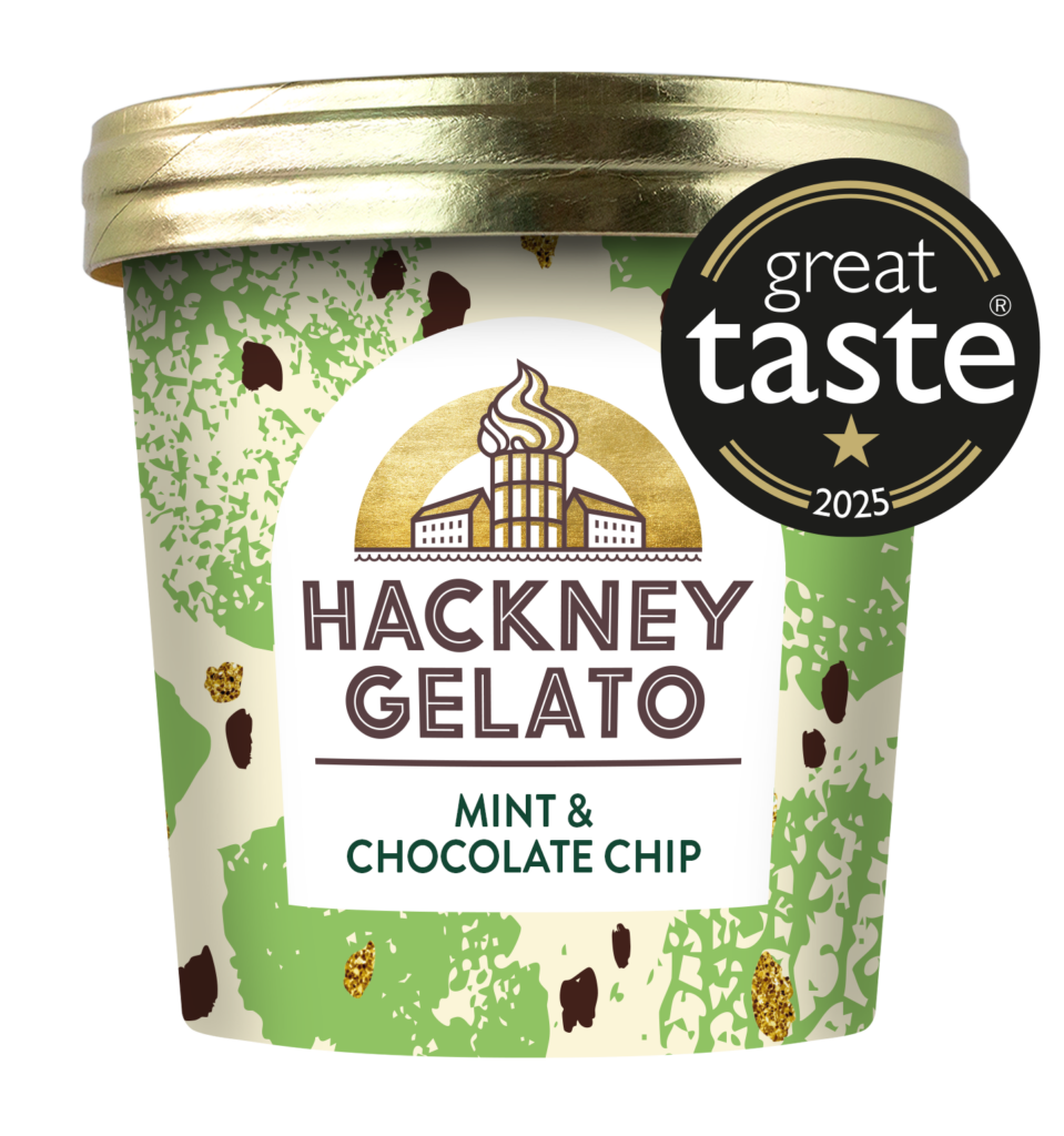 Hackney Gelato Mint & Chocolate Chip Cup