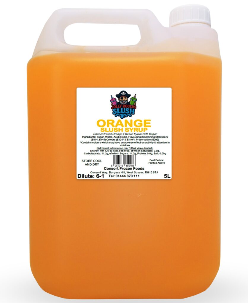 91920 5lt Jolly Rogers Slush Orange