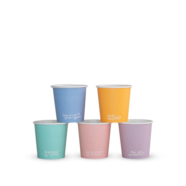 77079 Vegware 4oz Colour Hot Cup 62 Series CASE
