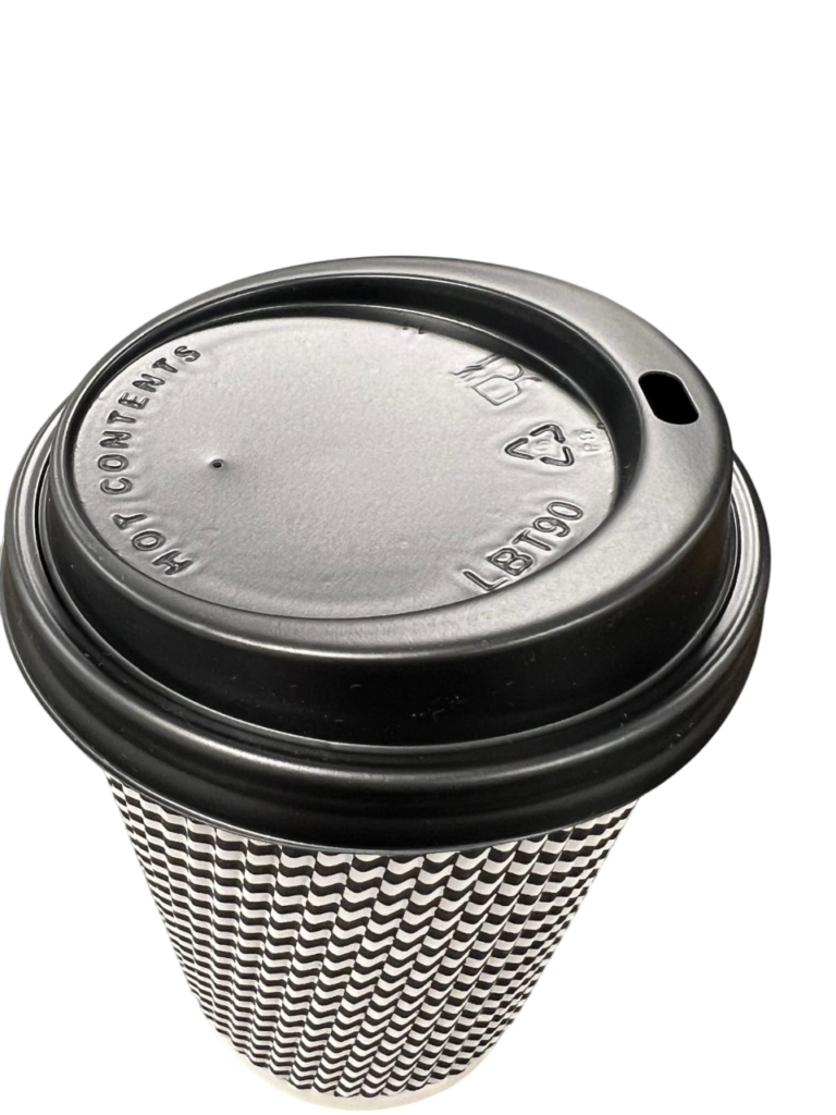 91357 CHEX 12/16oz Black Sip Hot lid CASE