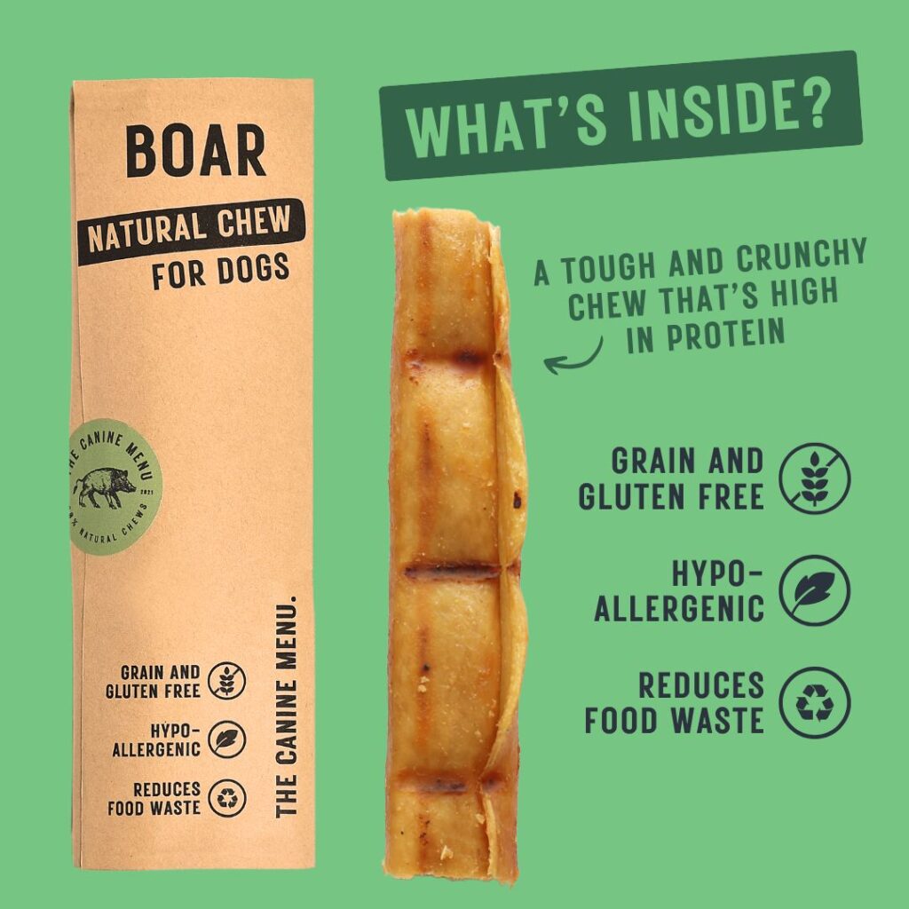 95207 Canine Menu DOG Boar Chews