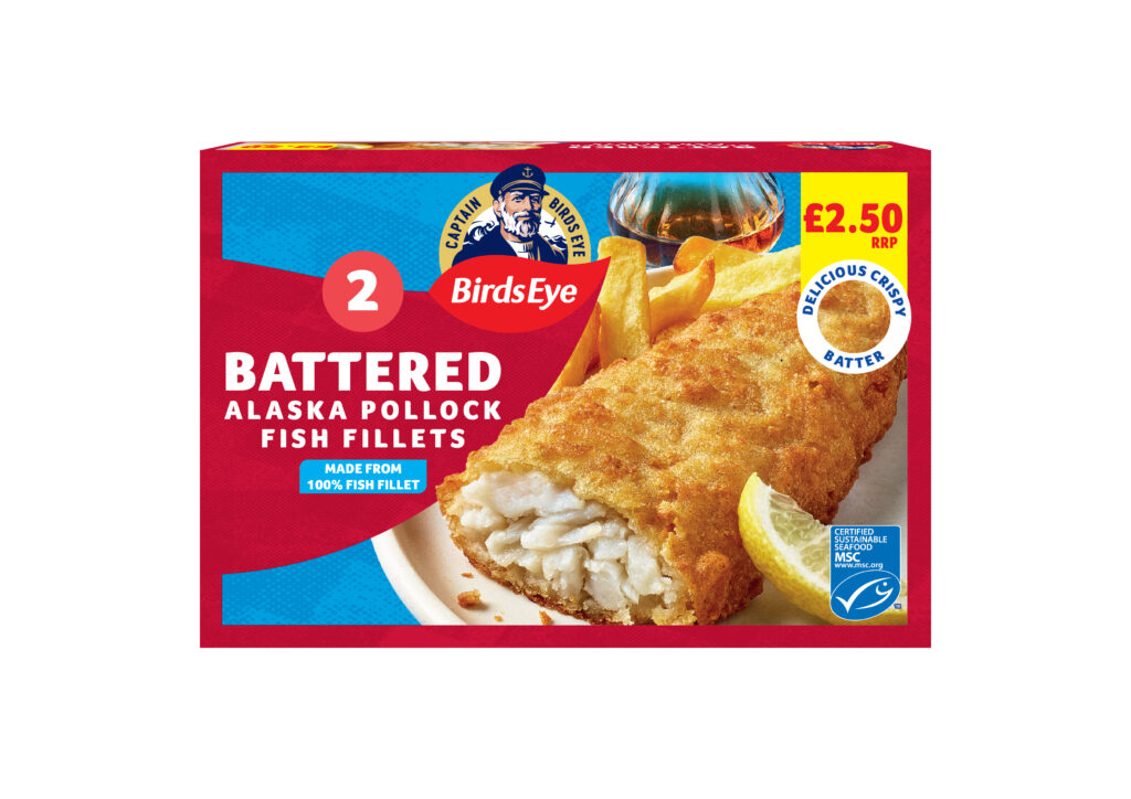 78699 PM 2.50 Birds Eye 2 Battered Fish Fillets