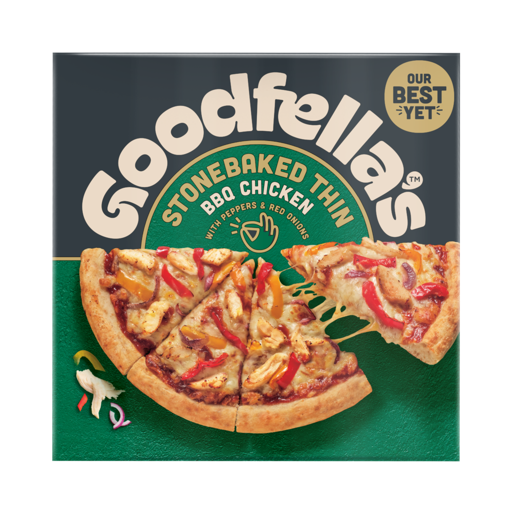 70670 Goodfellas Stonebaked Thin Barbecue Chicken Pizza