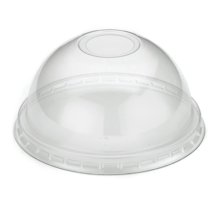 11768 GoPak 9oz Clear Domed Lid With Straw Hole CASE