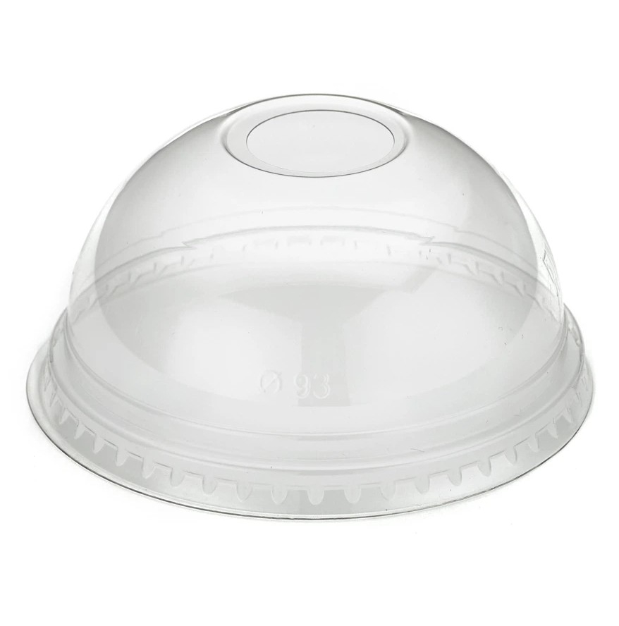 12993 GoPak 12oz Clear Domed With Straw Hole Lid CASE