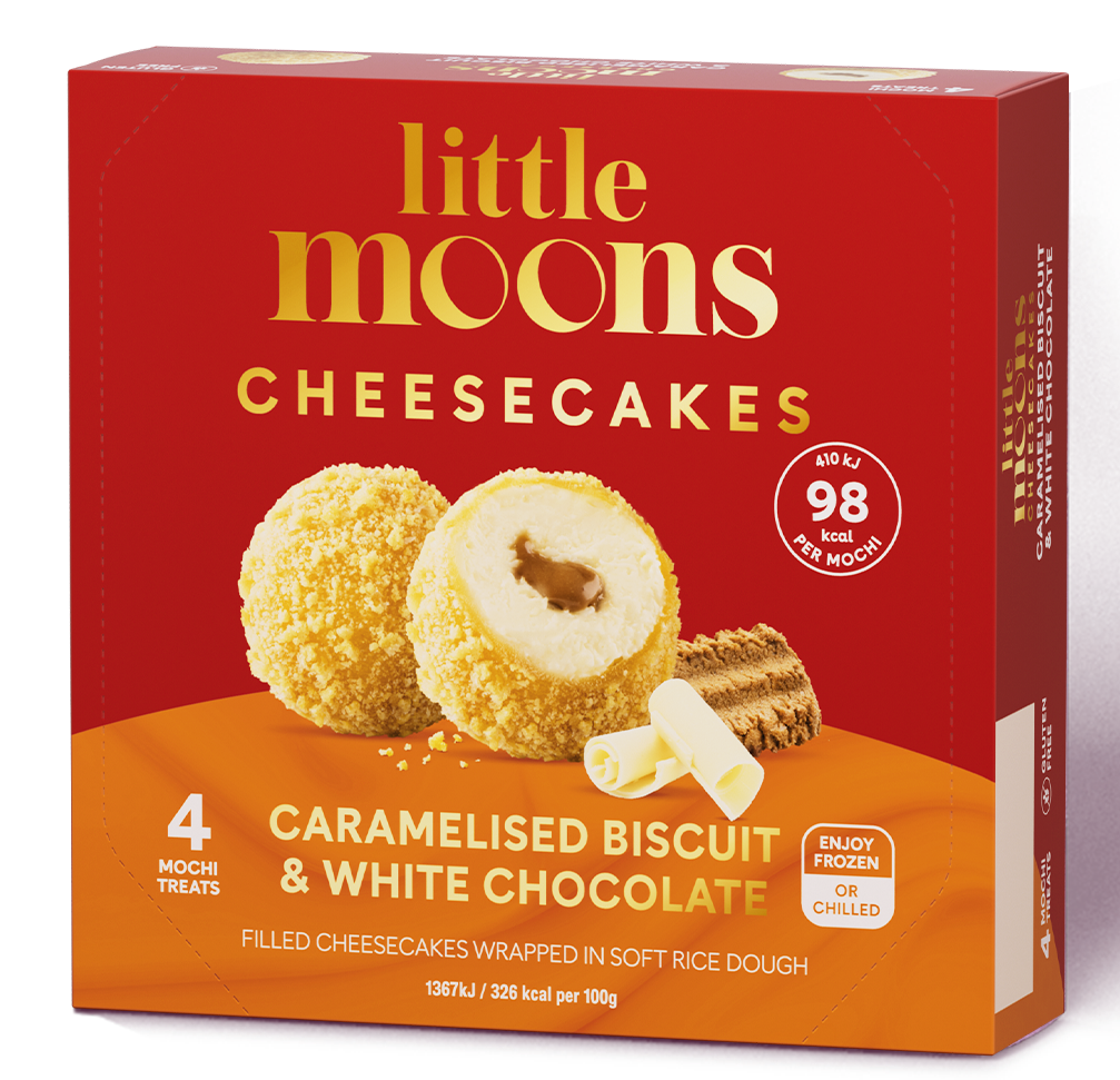 67266 Little Moons Cheesecake Caramelised Biscuit