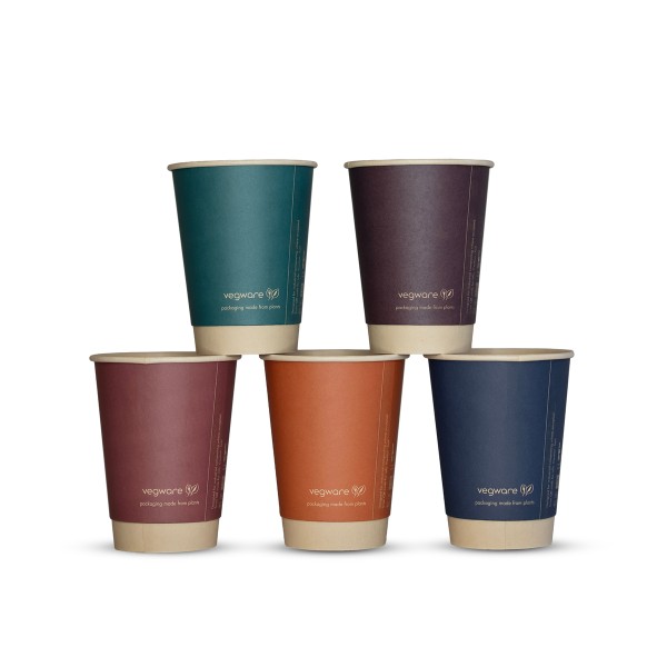 85046 Vegware 12oz Feel Snug Double Wall Hot Cup 89s CASE