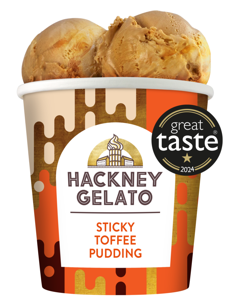88052 Hackney Gelato Sticky Toffee Pudding Gelato Tub