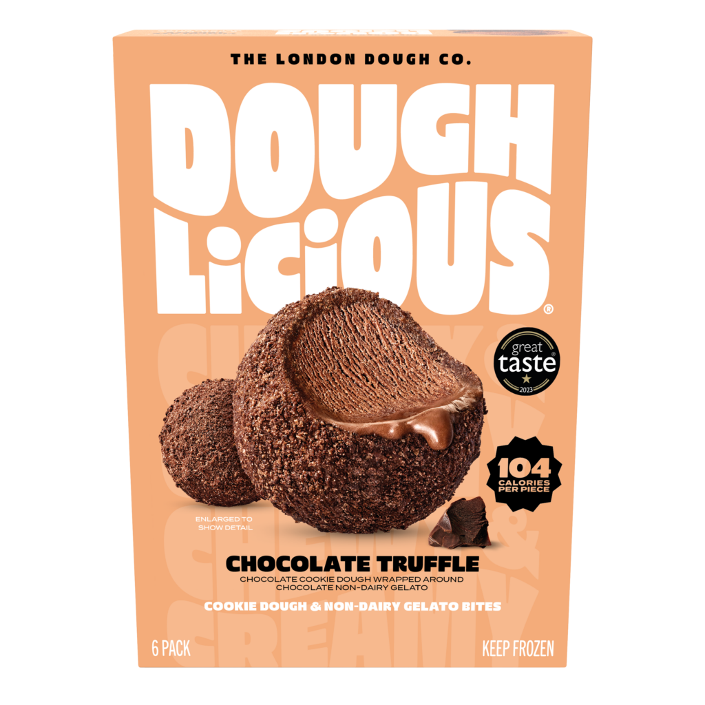79978 Doughlicious VEGAN Chocolate Truffle Cookie Dough Gelato Bites